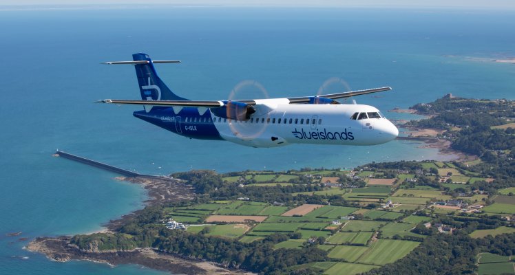 Blue island flights bristol shop to jersey